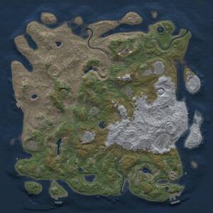 Thumbnail Rust Map: Procedural Map, Size: 4817, Seed: 1315780699, 16 Monuments