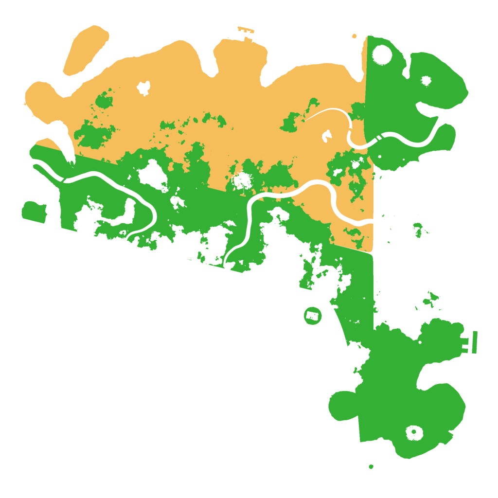 Biome Rust Map: Procedural Map, Size: 4500, Seed: 1347728796