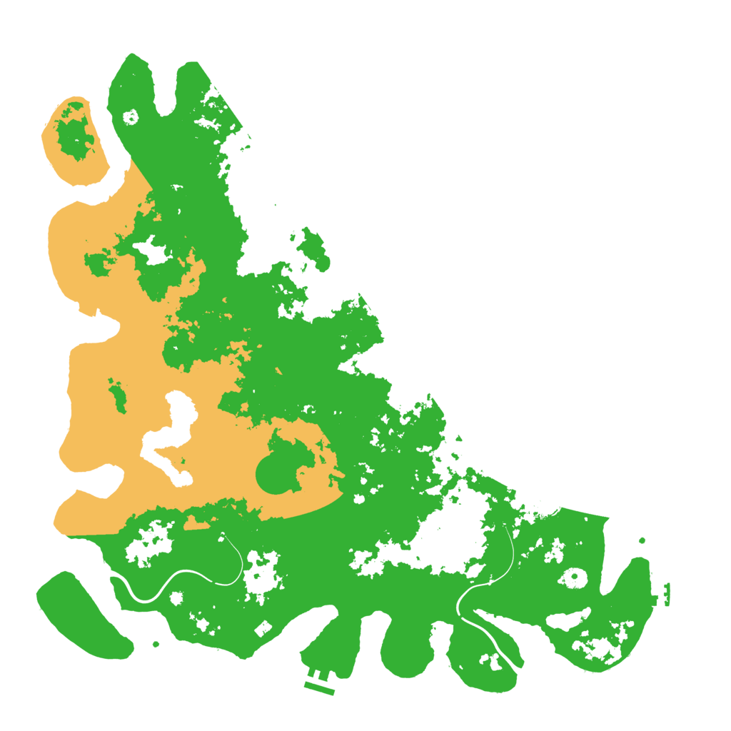 Biome Rust Map: Procedural Map, Size: 4800, Seed: 418835730