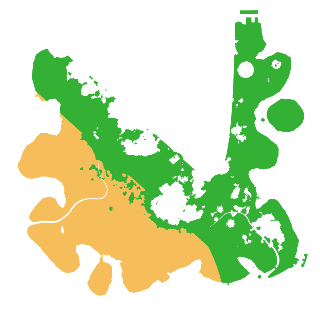 Biome Rust Map: Procedural Map, Size: 3500, Seed: 1798673571