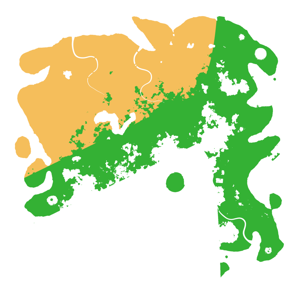 Biome Rust Map: Procedural Map, Size: 4500, Seed: 422462399