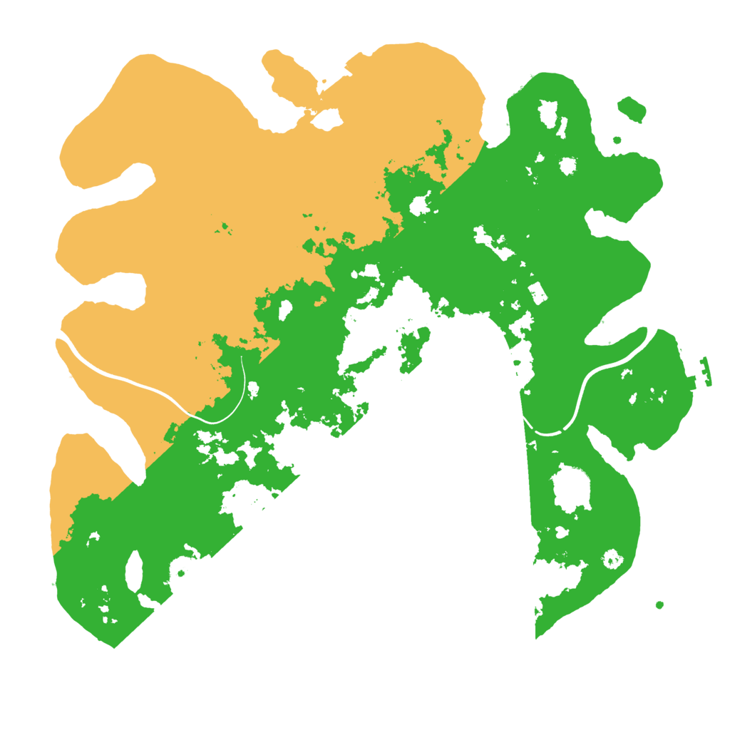 Biome Rust Map: Procedural Map, Size: 3750, Seed: 2021936359