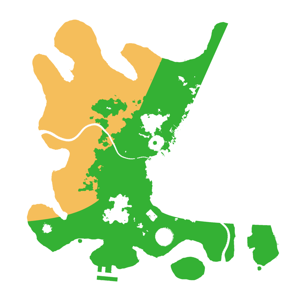 Biome Rust Map: Procedural Map, Size: 3000, Seed: 1587695983