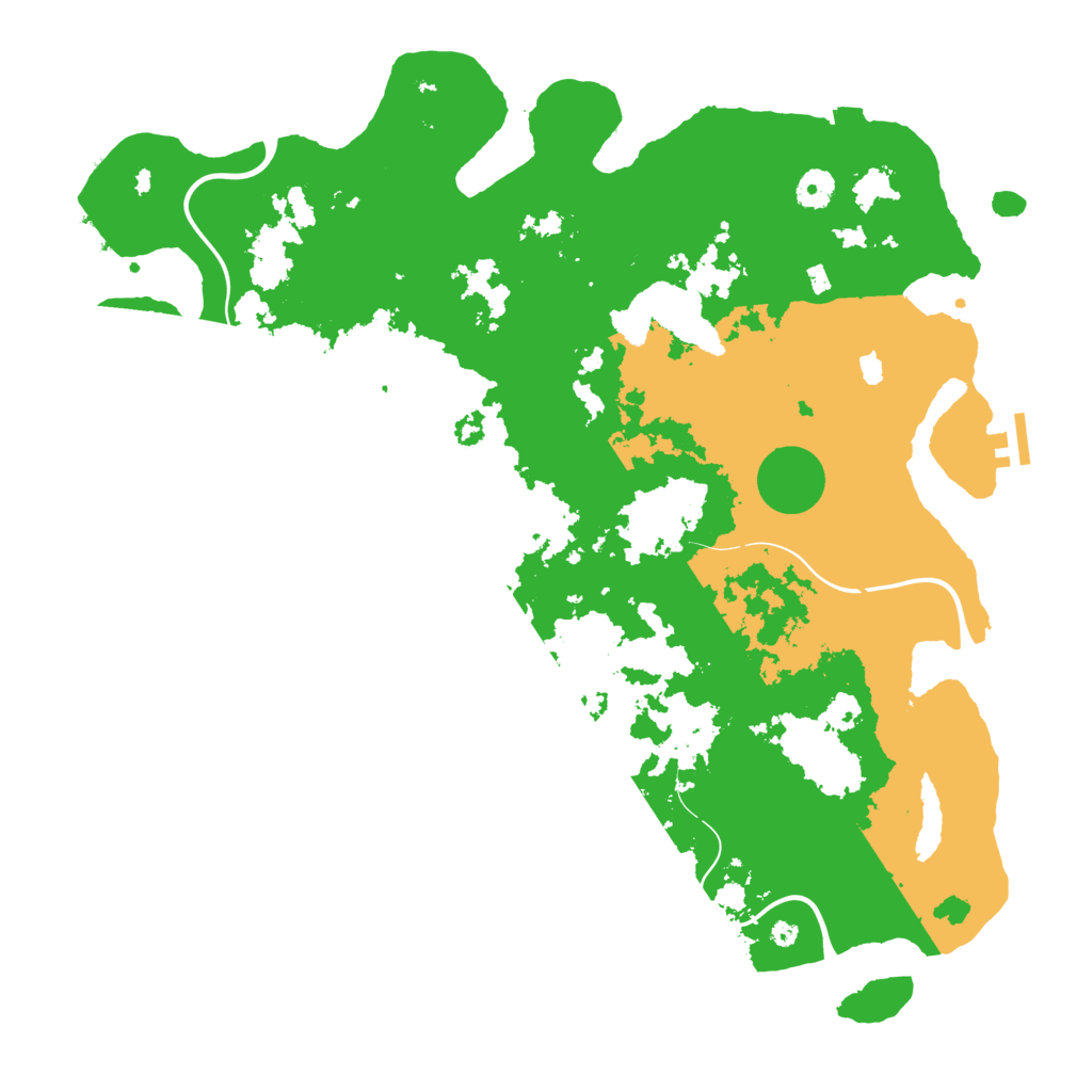 Biome Rust Map: Procedural Map, Size: 4250, Seed: 842521165