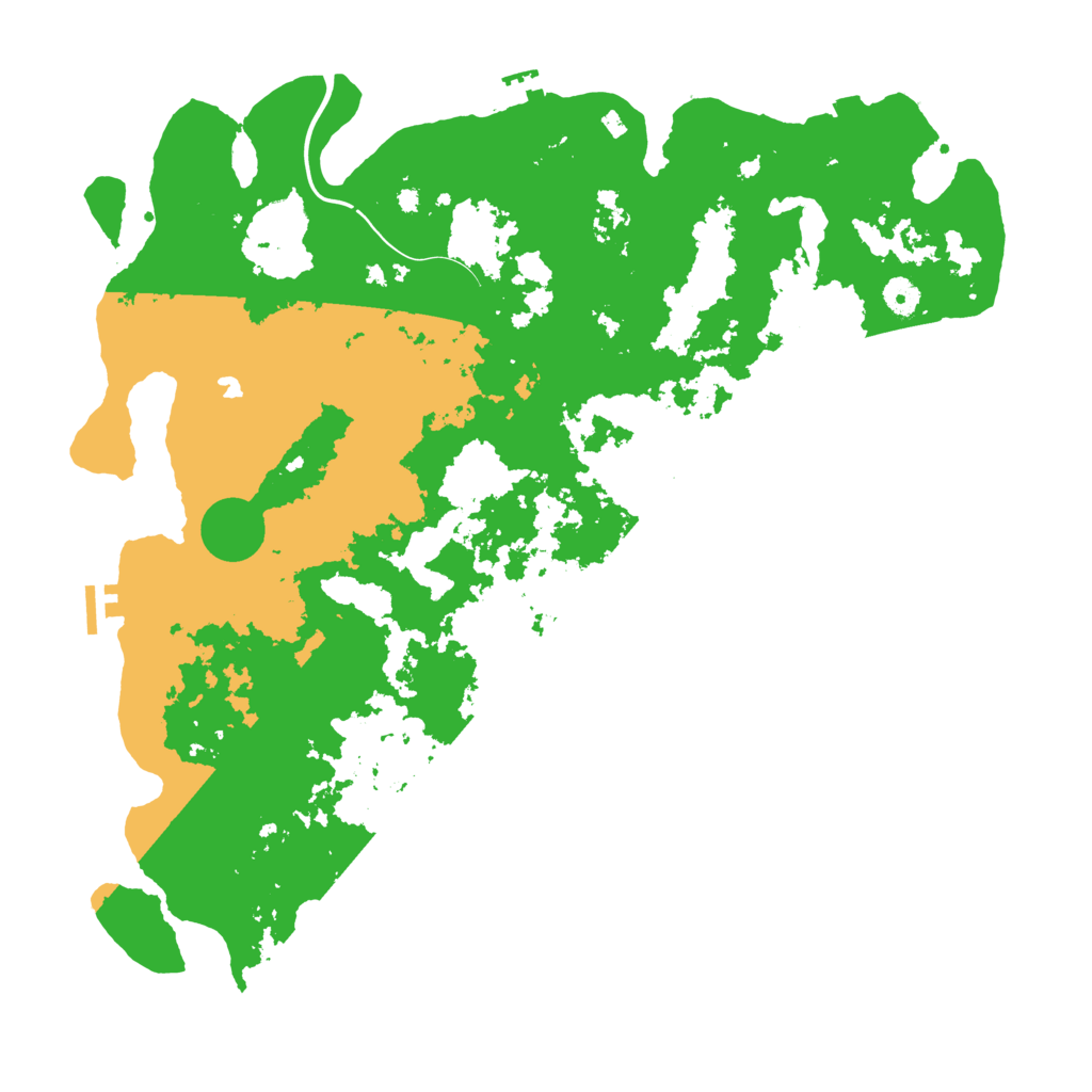 Biome Rust Map: Procedural Map, Size: 4500, Seed: 111936089