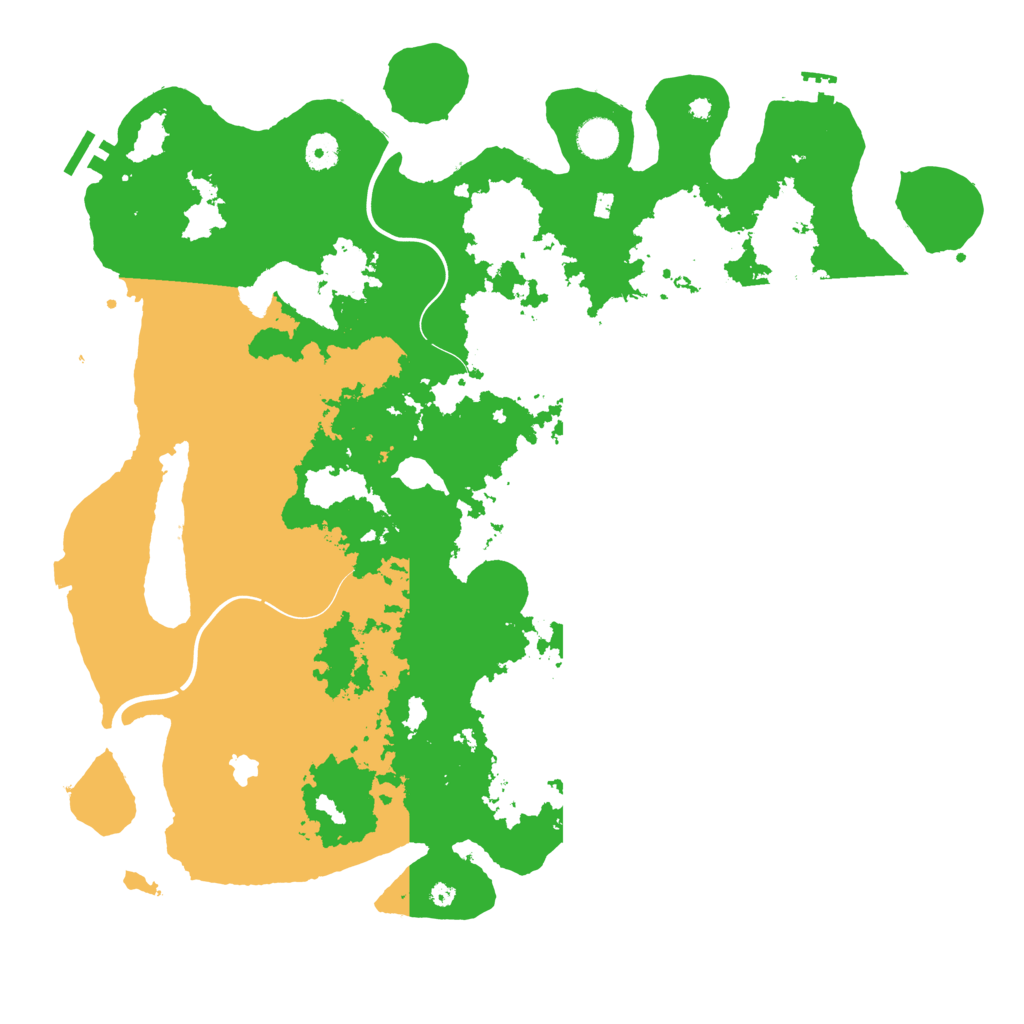 Biome Rust Map: Procedural Map, Size: 4333, Seed: 1052025