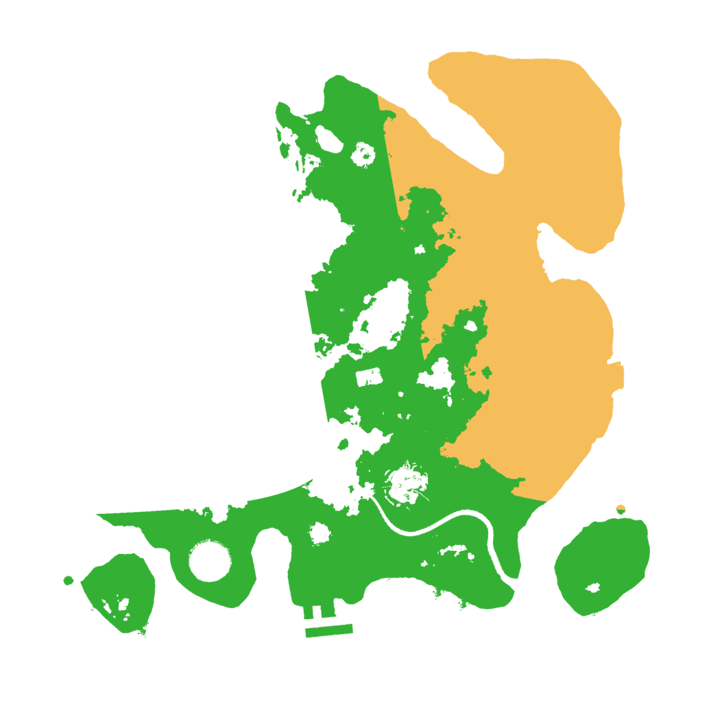 Biome Rust Map: Procedural Map, Size: 3000, Seed: 2139497712