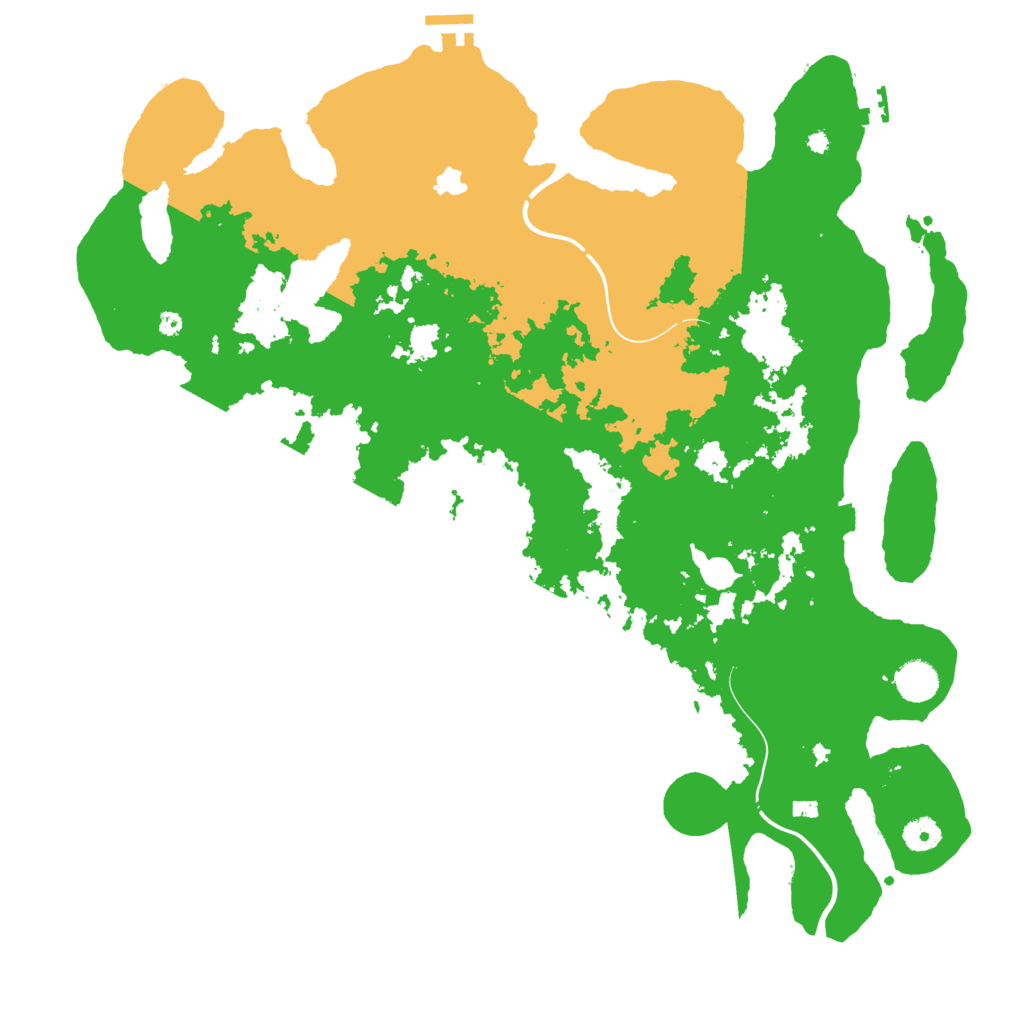 Biome Rust Map: Procedural Map, Size: 4300, Seed: 6796130