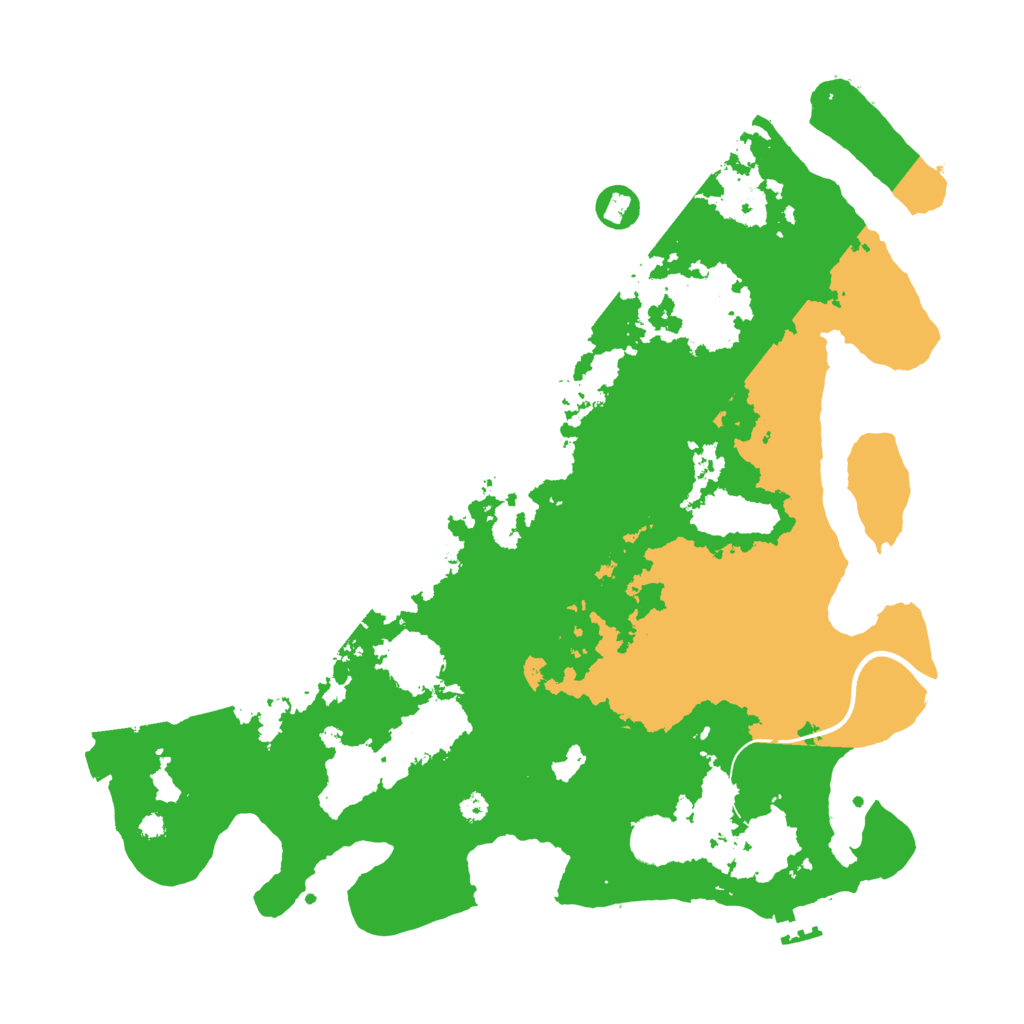 Biome Rust Map: Procedural Map, Size: 3750, Seed: 410983766