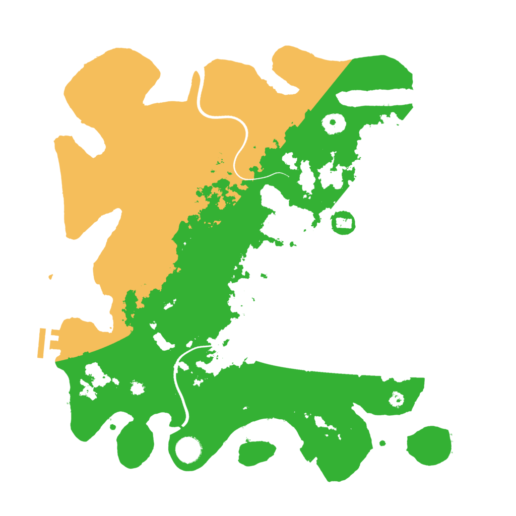 Biome Rust Map: Procedural Map, Size: 3500, Seed: 1571851656