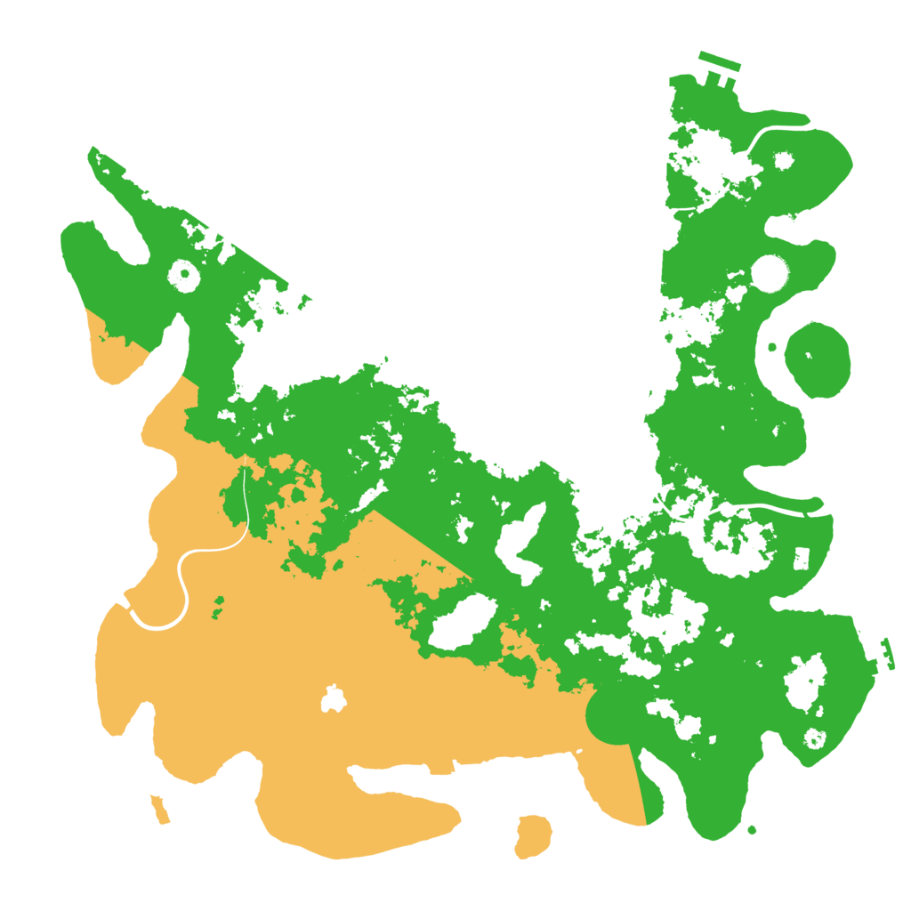 Biome Rust Map: Procedural Map, Size: 4300, Seed: 931375690