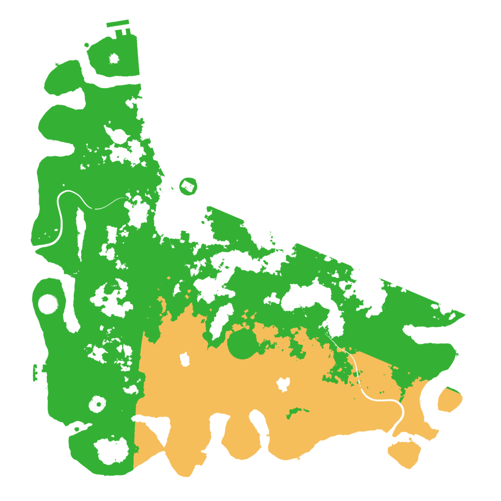 Biome Rust Map: Procedural Map, Size: 4500, Seed: 1919795553