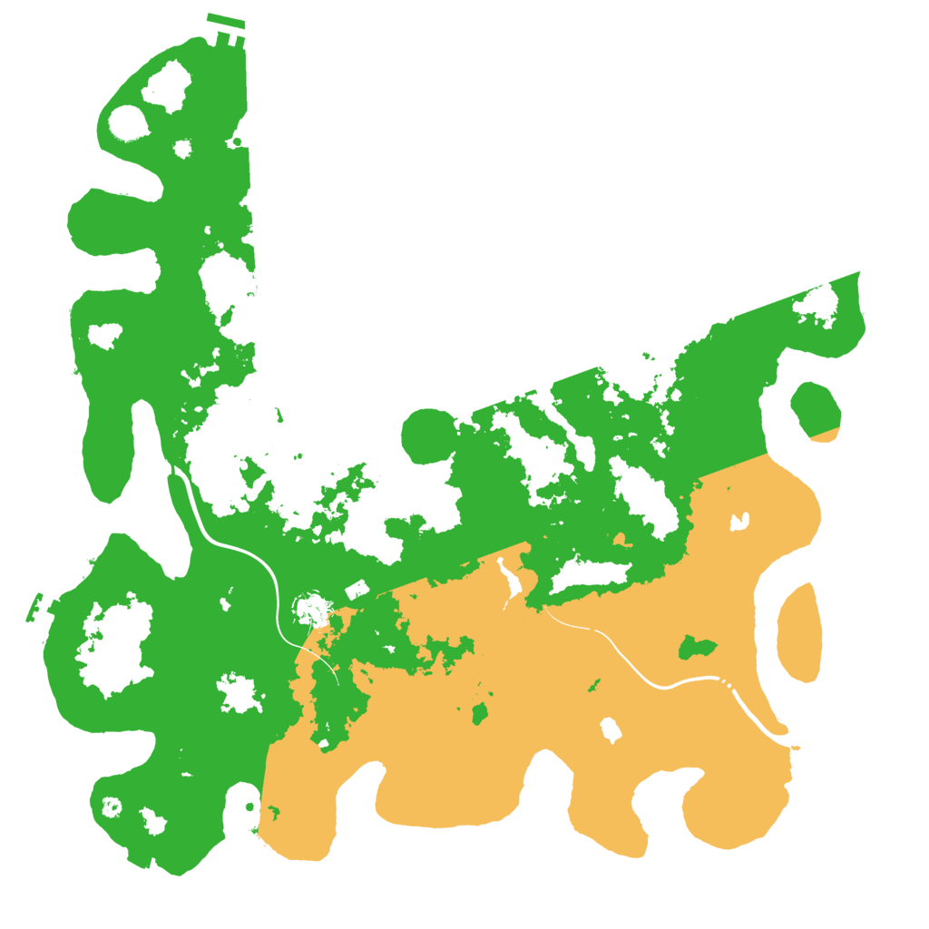 Biome Rust Map: Procedural Map, Size: 4500, Seed: 1313453012