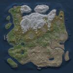 Thumbnail Rust Map: Procedural Map, Size: 3500, Seed: 514796238, 15 Monuments