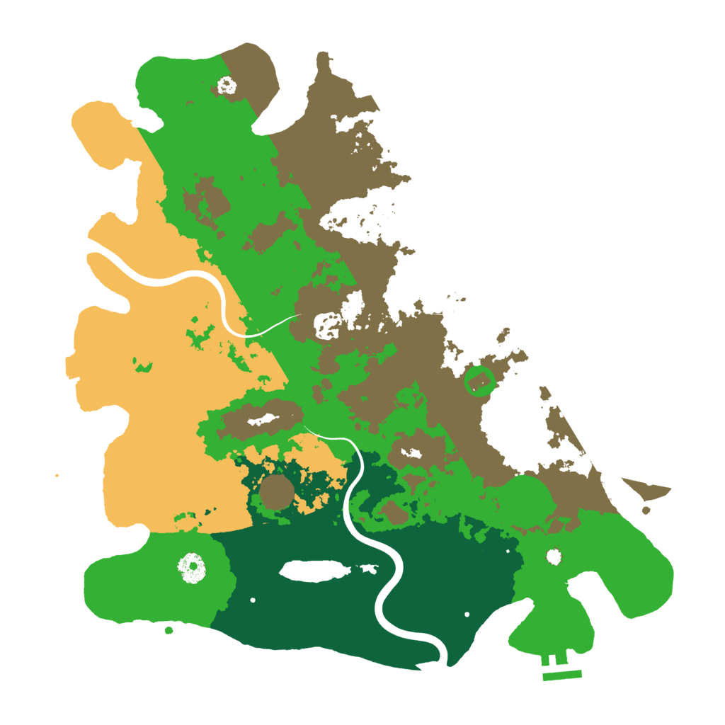 Biome Rust Map: Procedural Map, Size: 3750, Seed: 1347346552