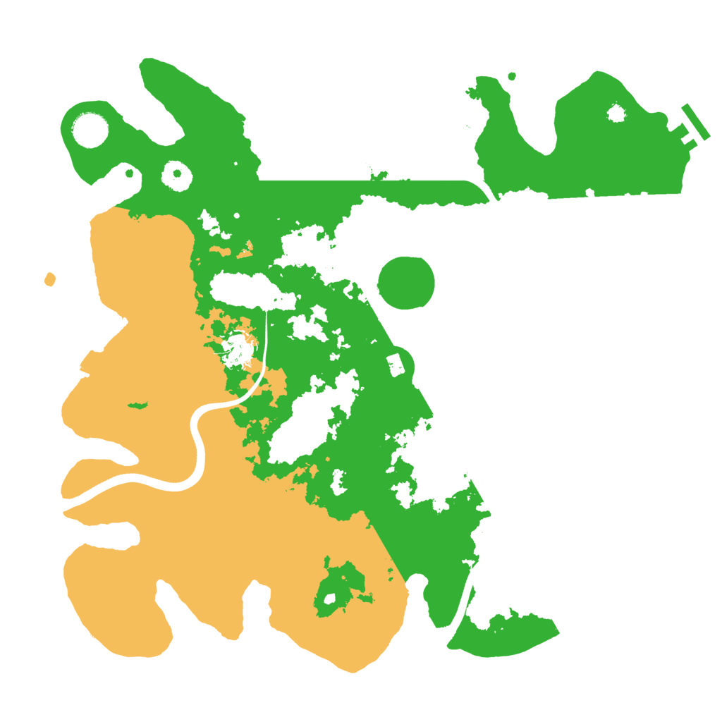 Biome Rust Map: Procedural Map, Size: 3600, Seed: 1472058952