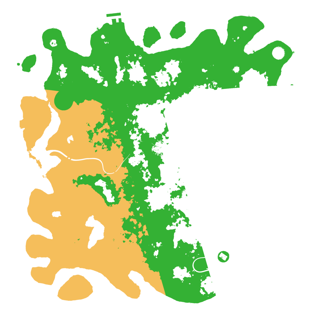Biome Rust Map: Procedural Map, Size: 4500, Seed: 15387862