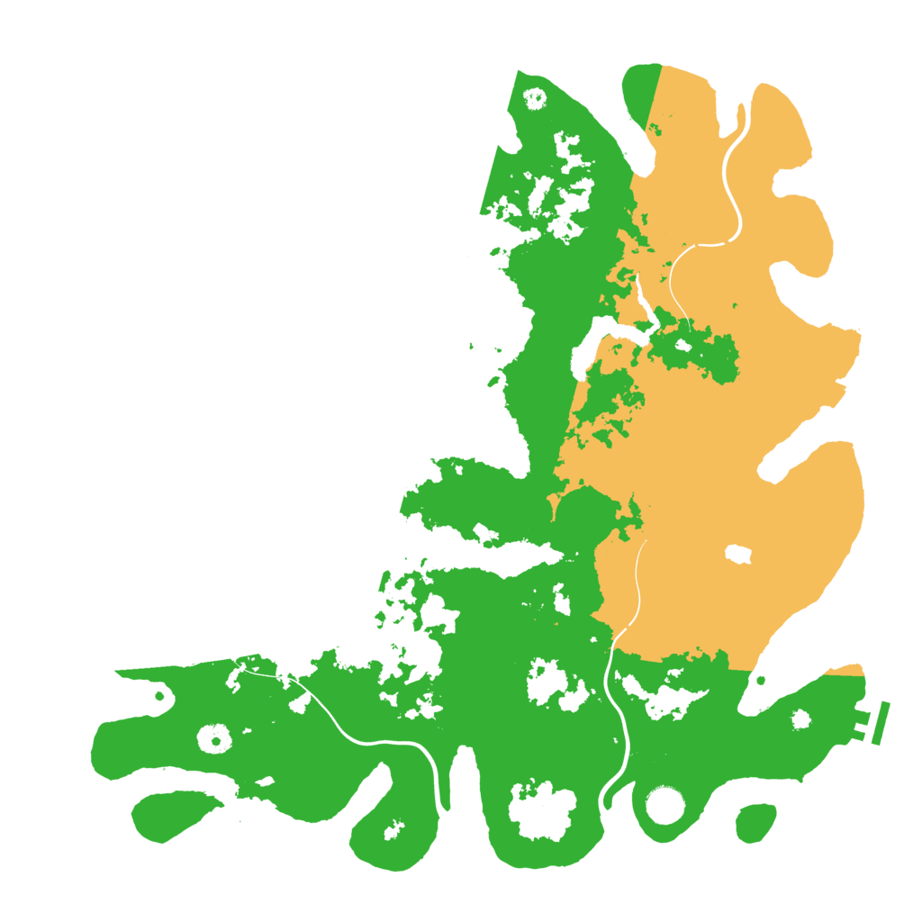 Biome Rust Map: Procedural Map, Size: 4250, Seed: 808292