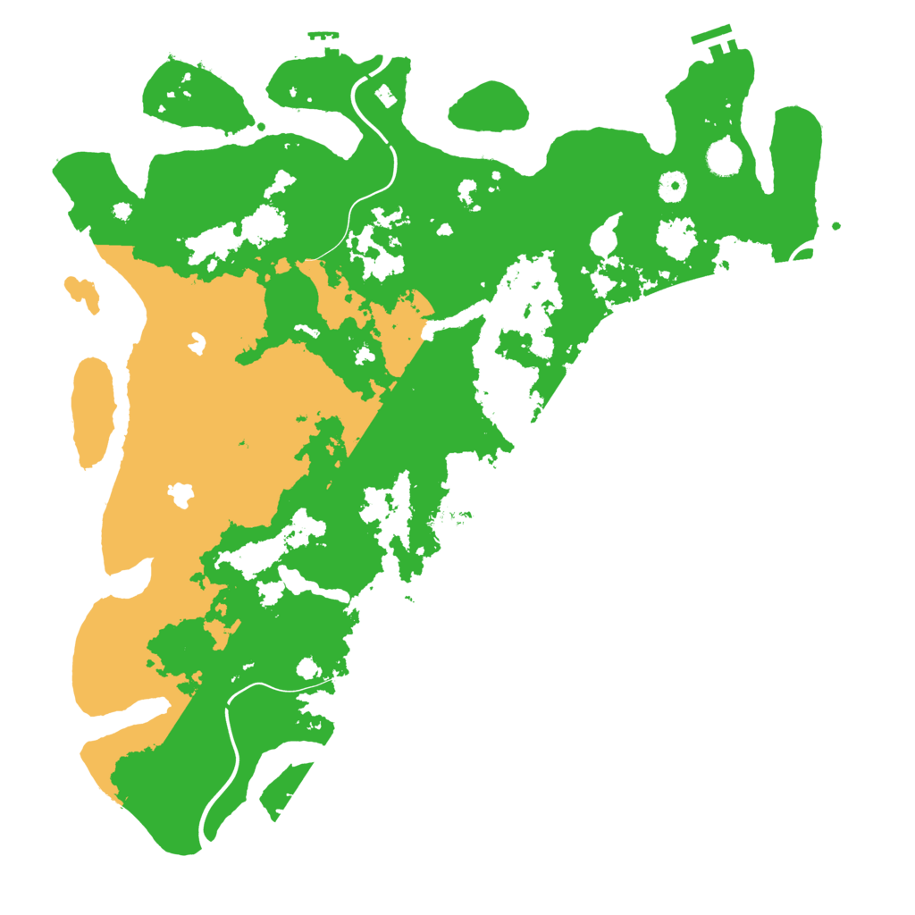 Biome Rust Map: Procedural Map, Size: 4500, Seed: 1290765750