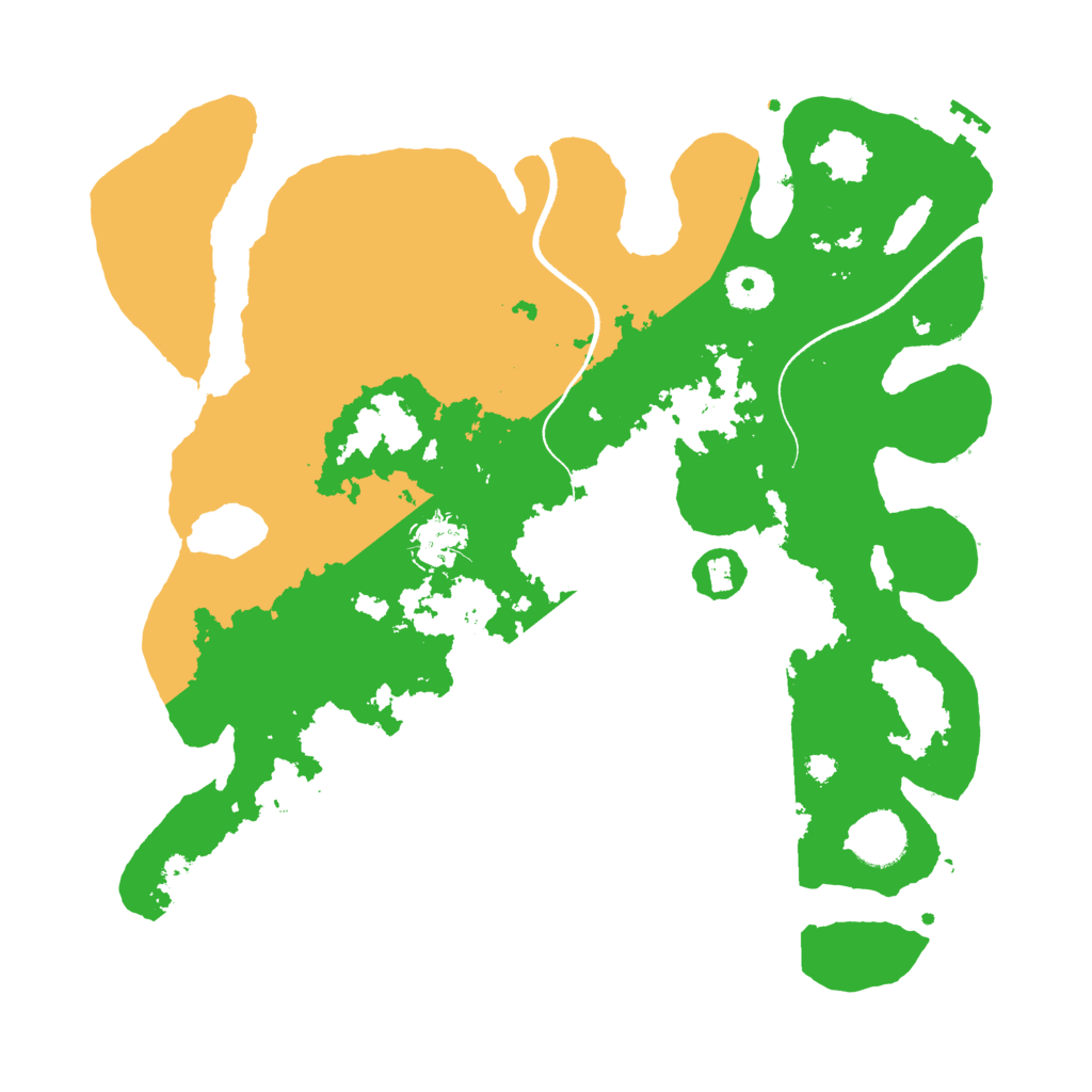 Biome Rust Map: Procedural Map, Size: 3500, Seed: 1365587431