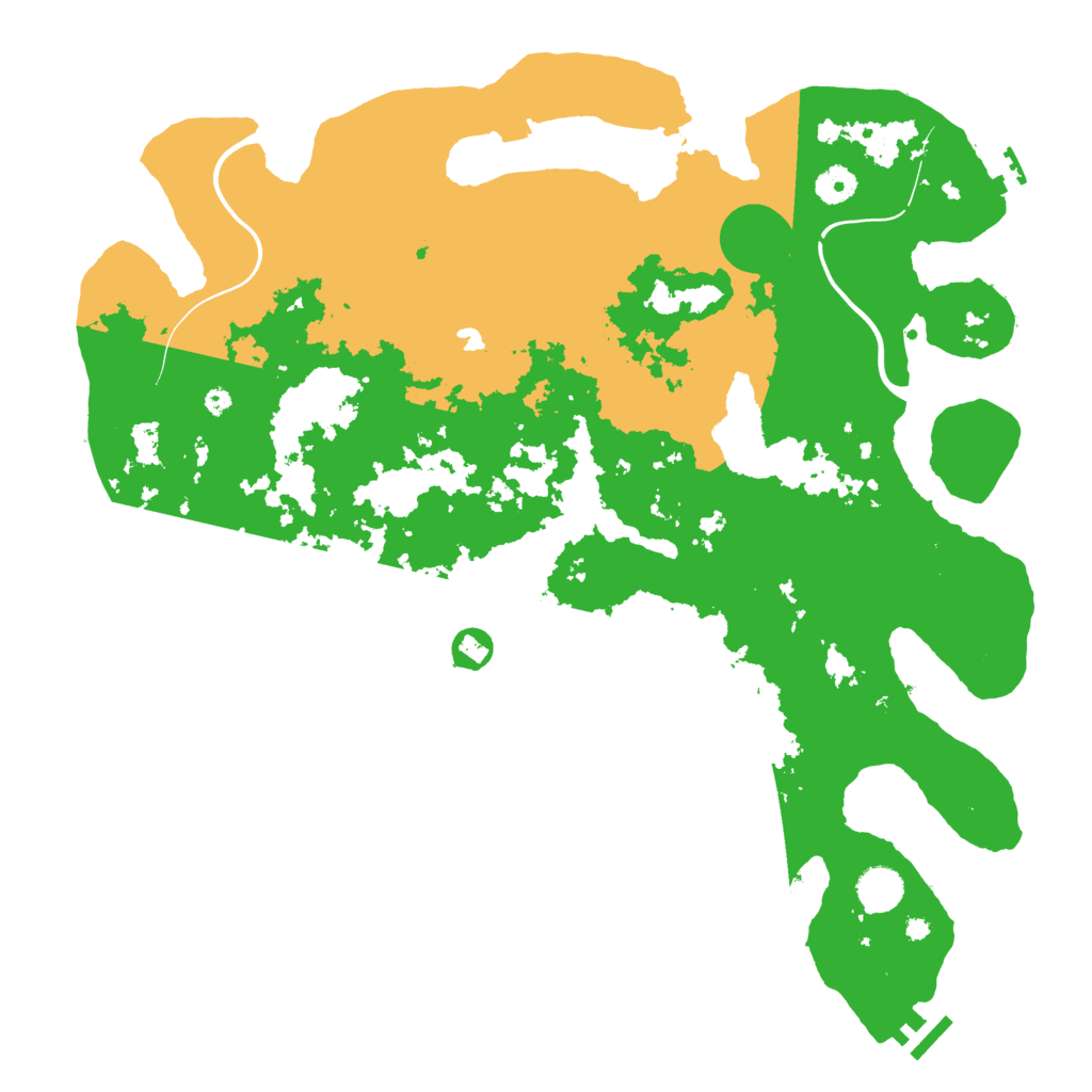 Biome Rust Map: Procedural Map, Size: 4200, Seed: 238563395