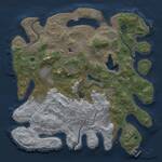 Thumbnail Rust Map: Procedural Map, Size: 4200, Seed: 238563395, 16 Monuments