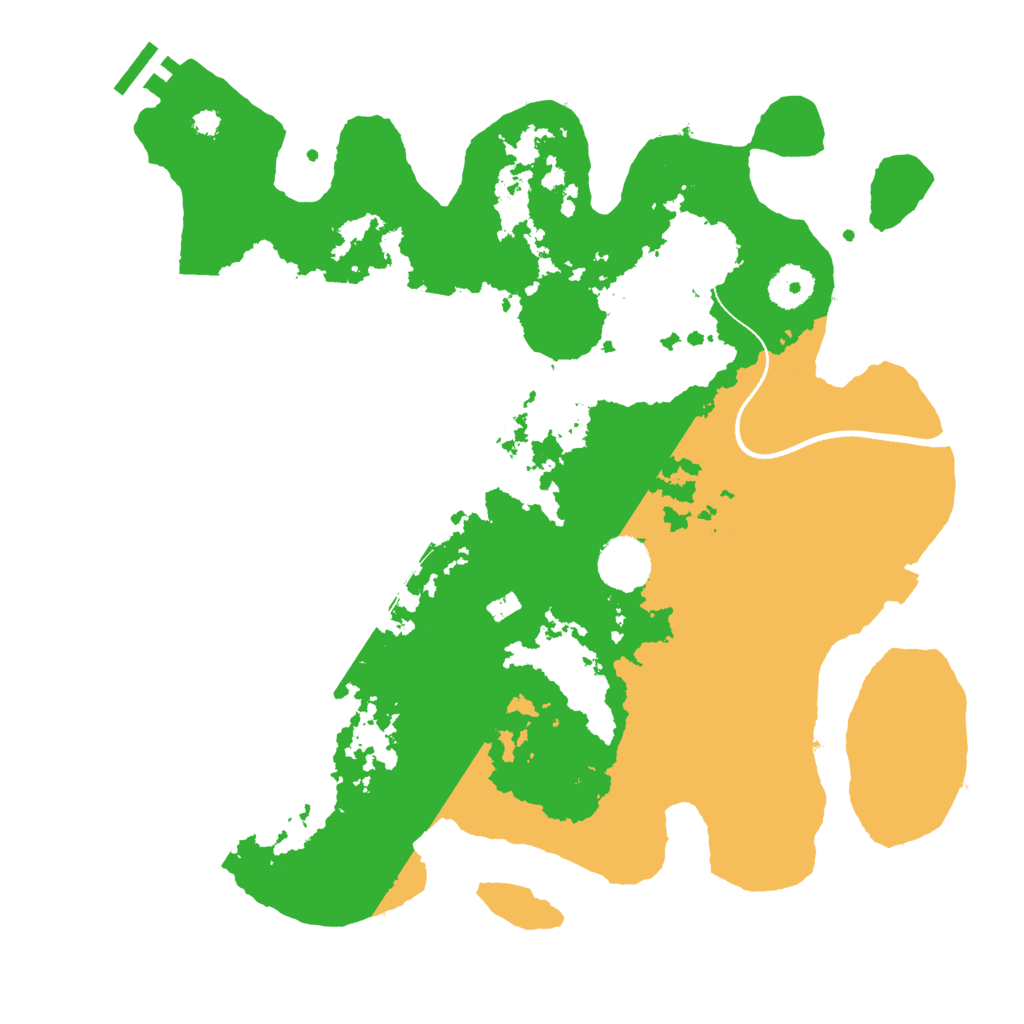 Biome Rust Map: Procedural Map, Size: 3500, Seed: 929255028