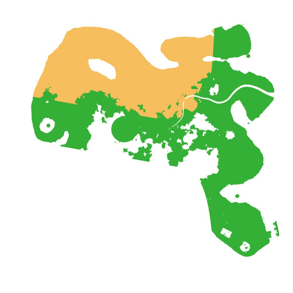 Biome Rust Map: Procedural Map, Size: 3000, Seed: 603060261