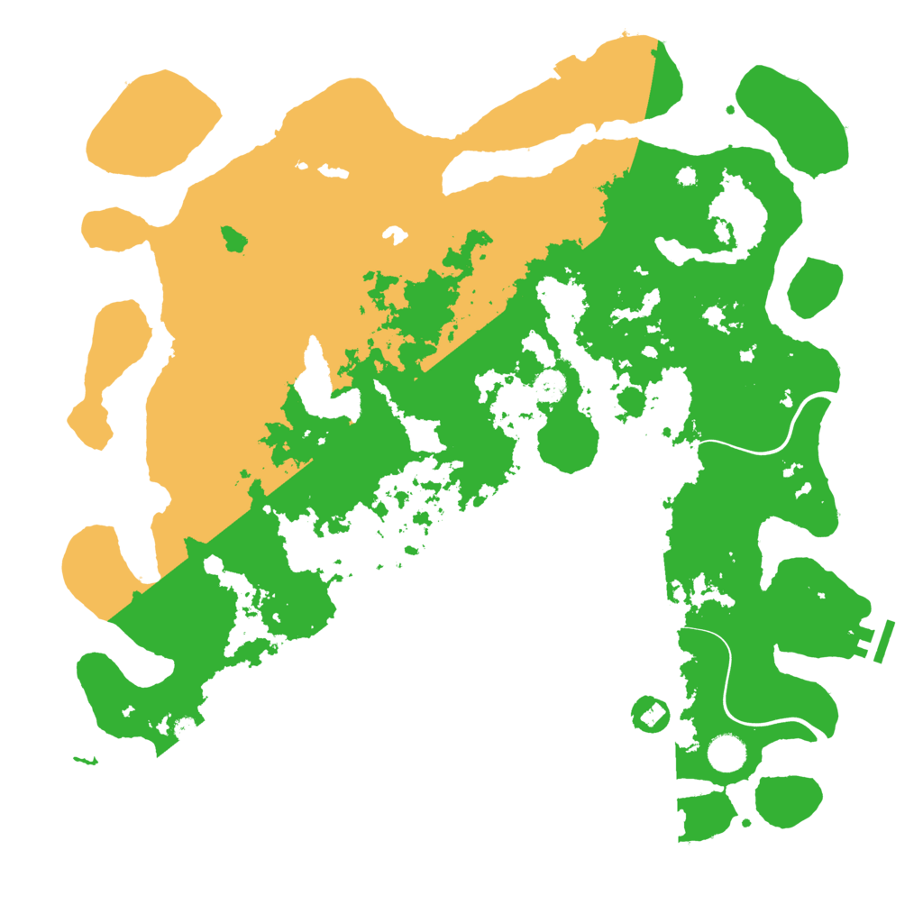 Biome Rust Map: Procedural Map, Size: 4250, Seed: 1609086433