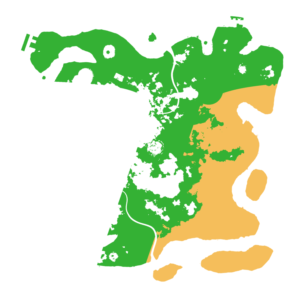 Biome Rust Map: Procedural Map, Size: 3500, Seed: 723392156