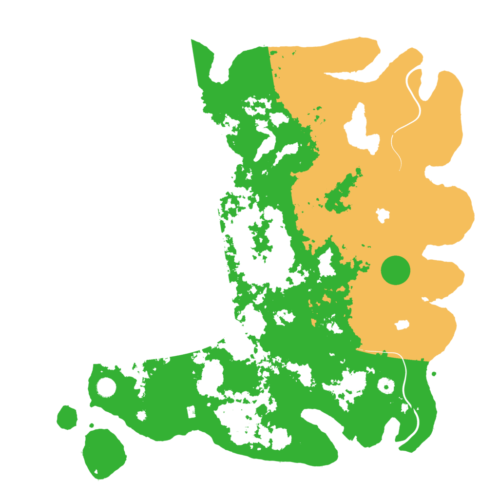 Biome Rust Map: Procedural Map, Size: 4500, Seed: 21081651