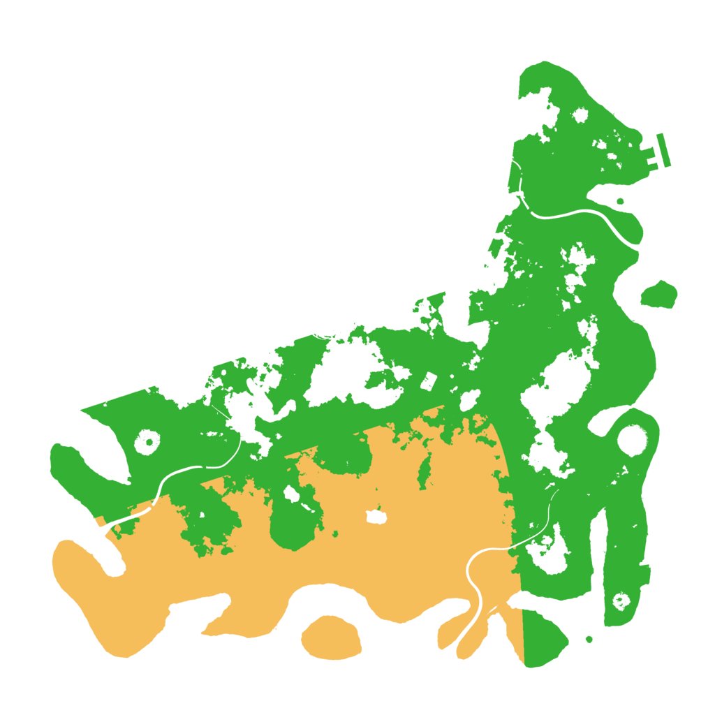 Biome Rust Map: Procedural Map, Size: 4250, Seed: 850404299