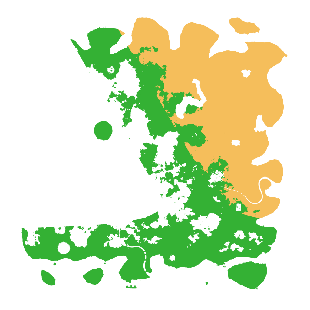 Biome Rust Map: Procedural Map, Size: 4500, Seed: 732832715