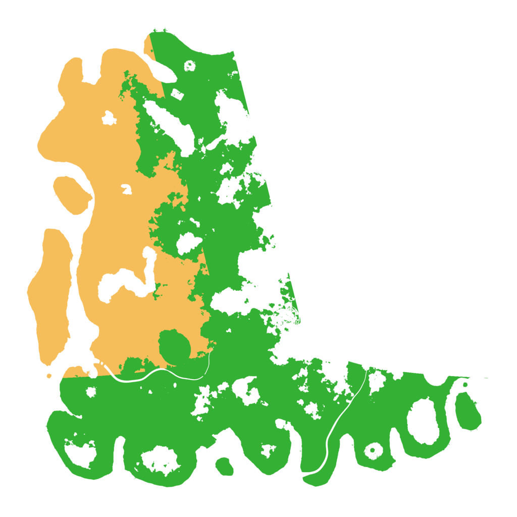Biome Rust Map: Procedural Map, Size: 4500, Seed: 968607079