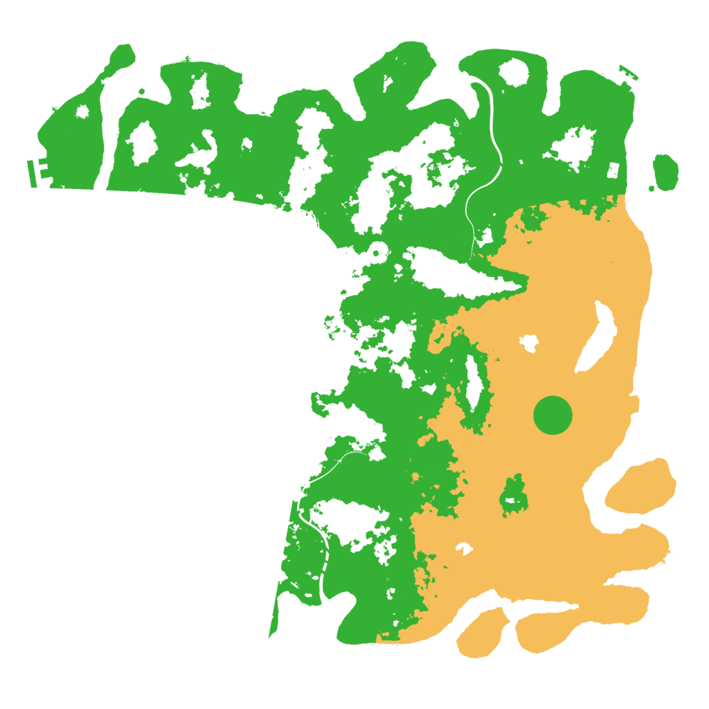 Biome Rust Map: Procedural Map, Size: 4800, Seed: 1704278143