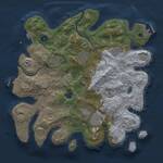 Thumbnail Rust Map: Procedural Map, Size: 3500, Seed: 1317466038, 14 Monuments