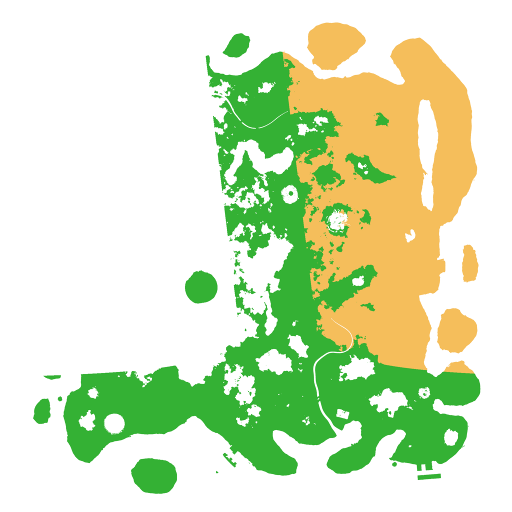 Biome Rust Map: Procedural Map, Size: 4450, Seed: 26222