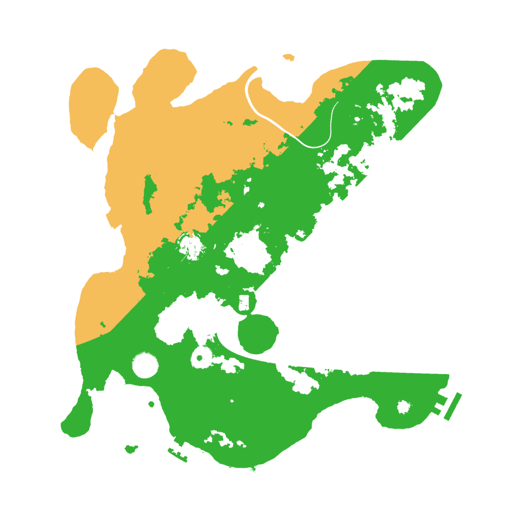 Biome Rust Map: Procedural Map, Size: 3500, Seed: 1622533096