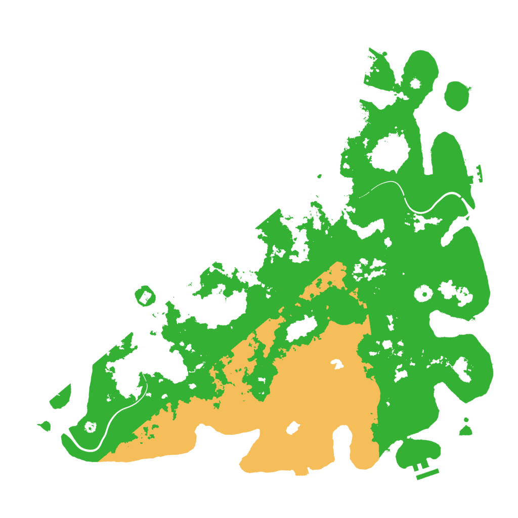 Biome Rust Map: Procedural Map, Size: 4500, Seed: 666587159