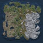 Thumbnail Rust Map: Procedural Map, Size: 4500, Seed: 1052025, 16 Monuments