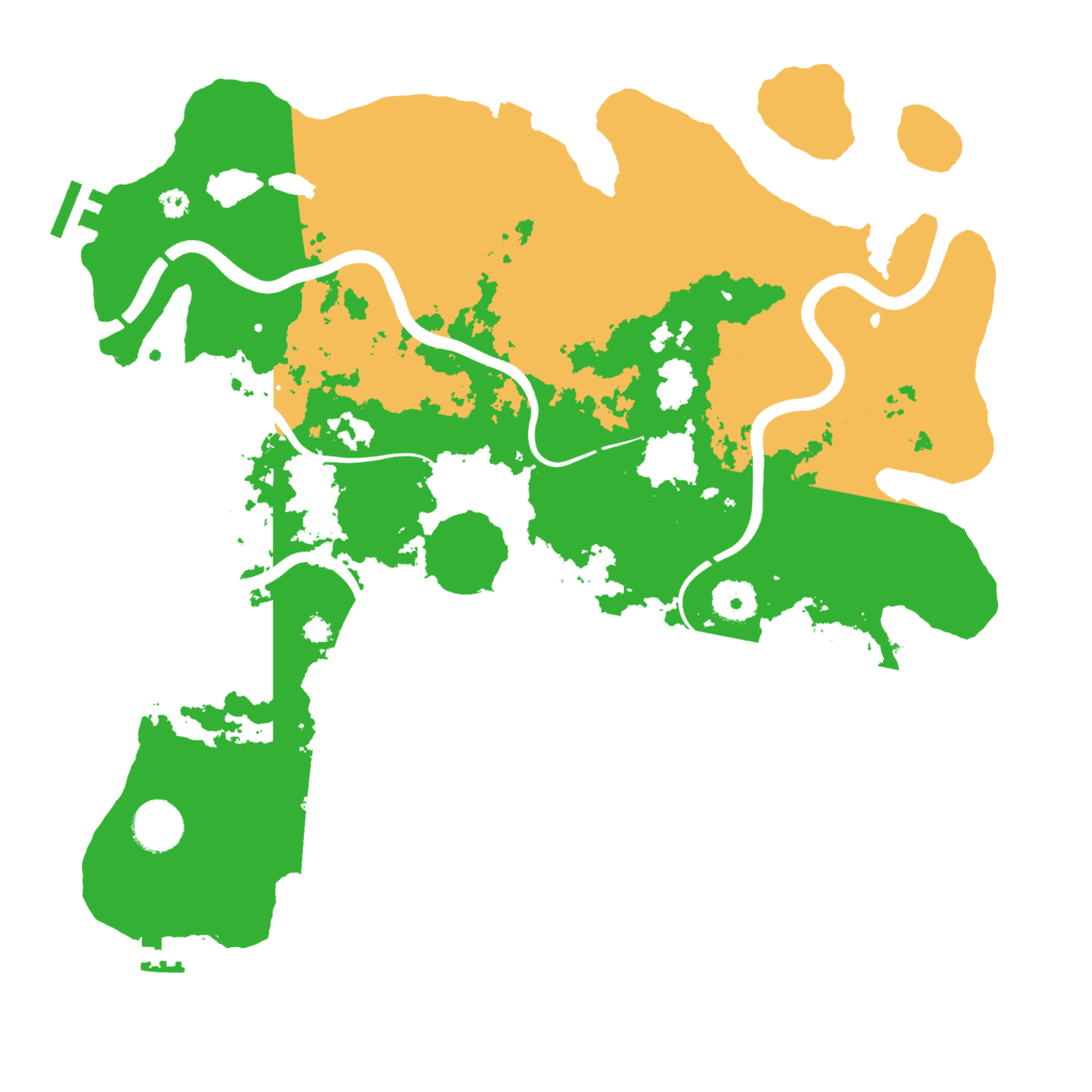 Biome Rust Map: Procedural Map, Size: 3800, Seed: 1899256