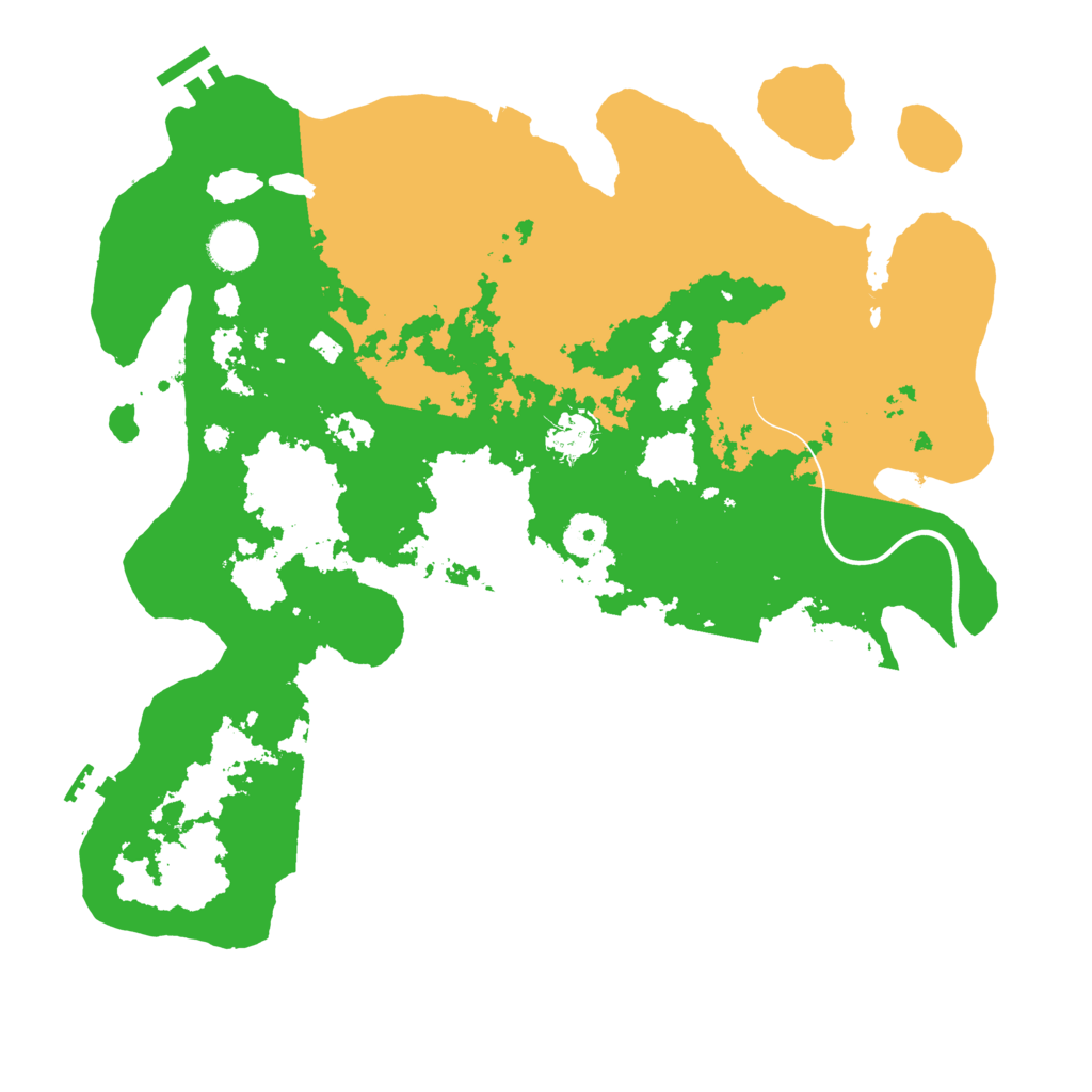 Biome Rust Map: Procedural Map, Size: 3800, Seed: 1899256
