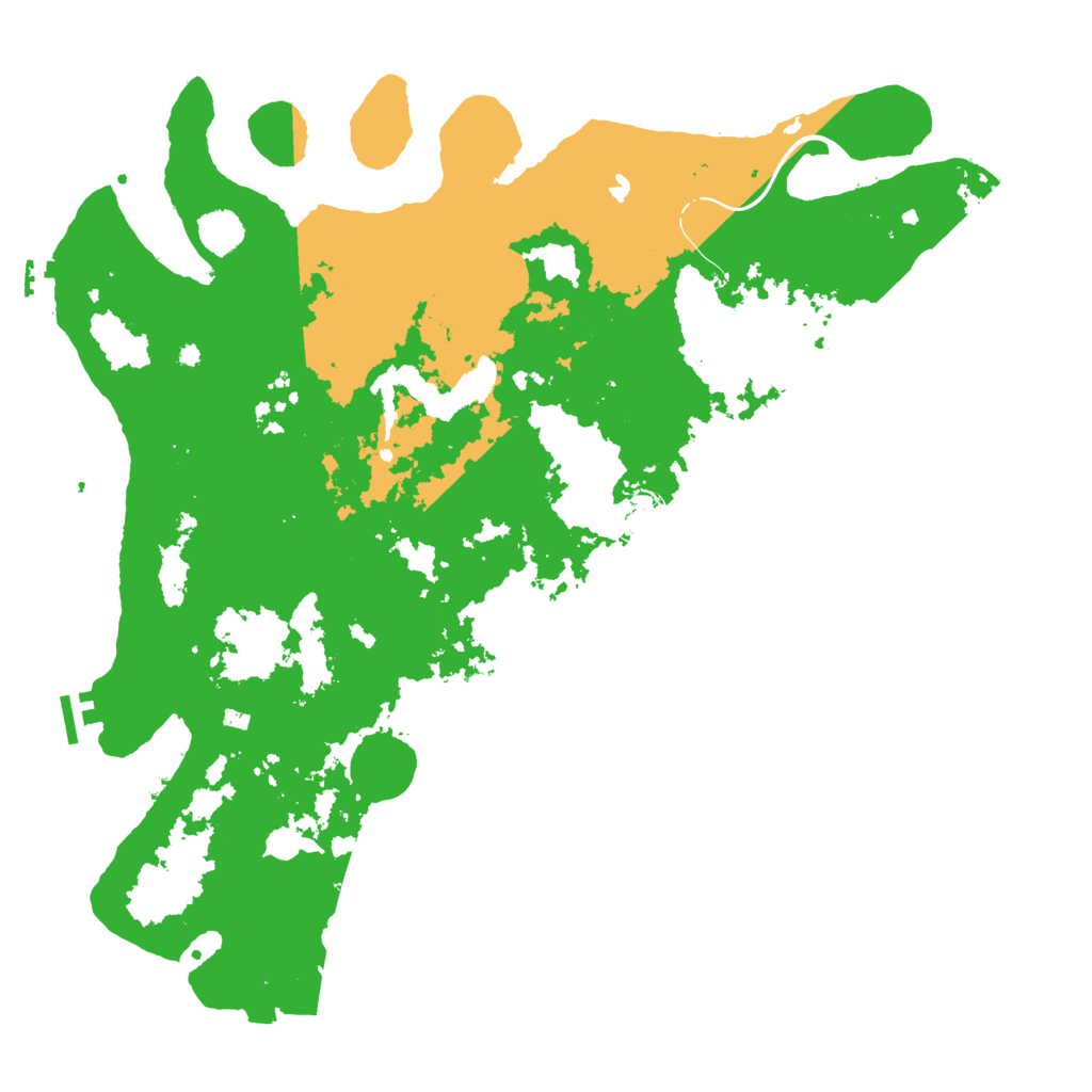 Biome Rust Map: Procedural Map, Size: 4500, Seed: 1087048977