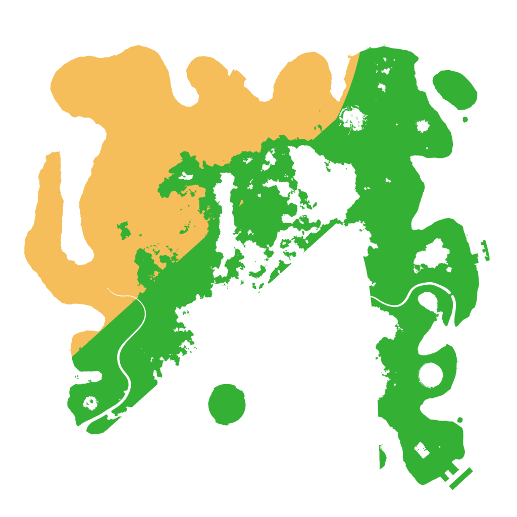 Biome Rust Map: Procedural Map, Size: 3750, Seed: 1407431925