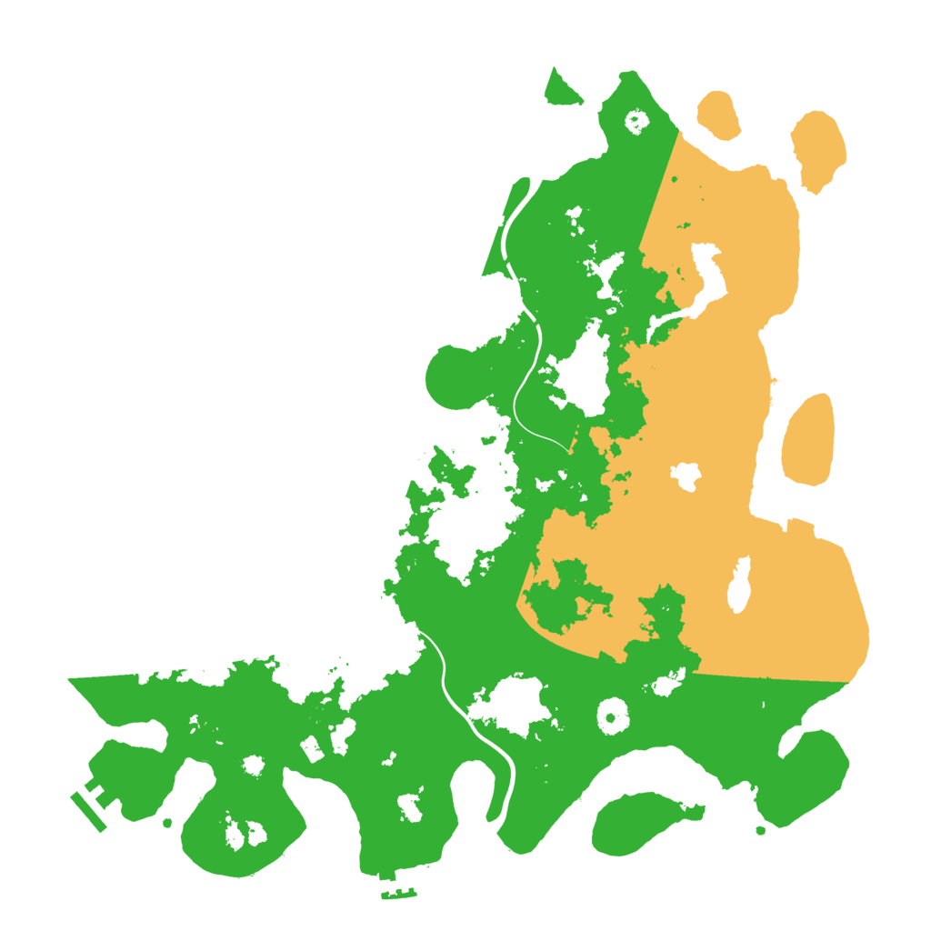 Biome Rust Map: Procedural Map, Size: 4000, Seed: 990343