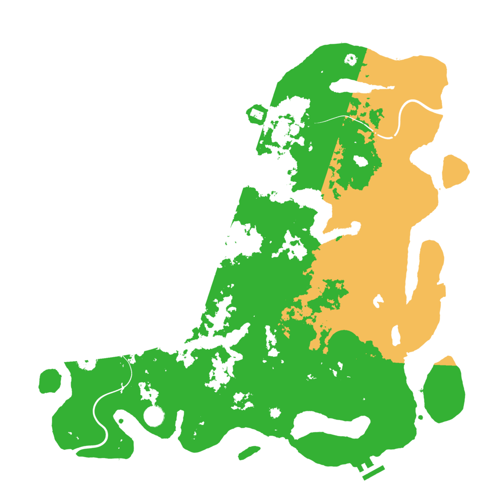 Biome Rust Map: Procedural Map, Size: 4250, Seed: 407575866