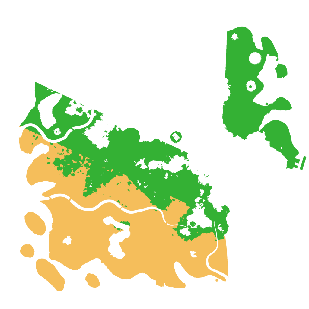 Biome Rust Map: Procedural Map, Size: 4500, Seed: 228900839