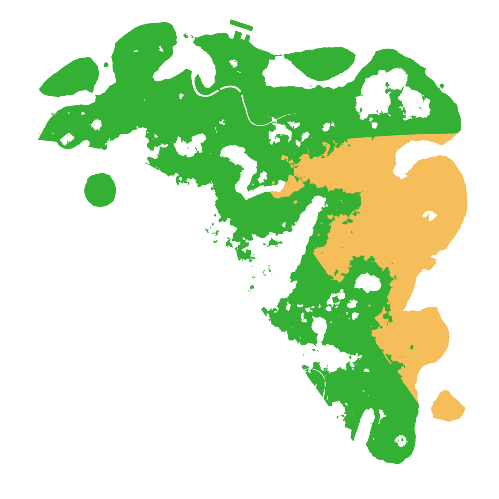 Biome Rust Map: Procedural Map, Size: 4250, Seed: 358199127