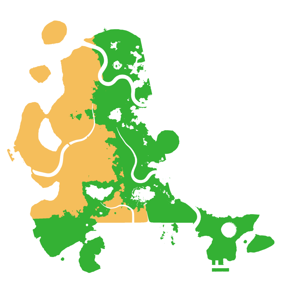 Biome Rust Map: Procedural Map, Size: 3500, Seed: 1476012673