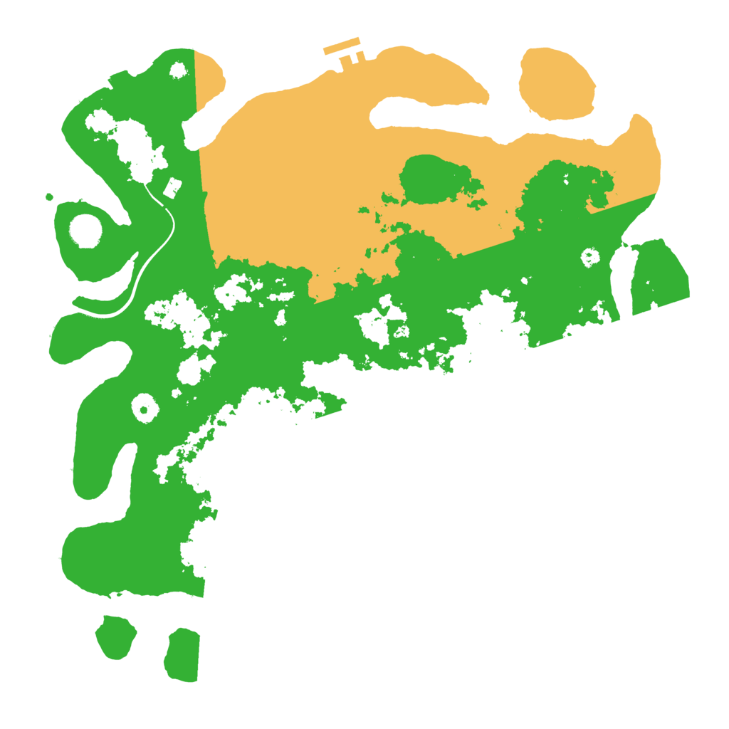 Biome Rust Map: Procedural Map, Size: 3950, Seed: 227090543